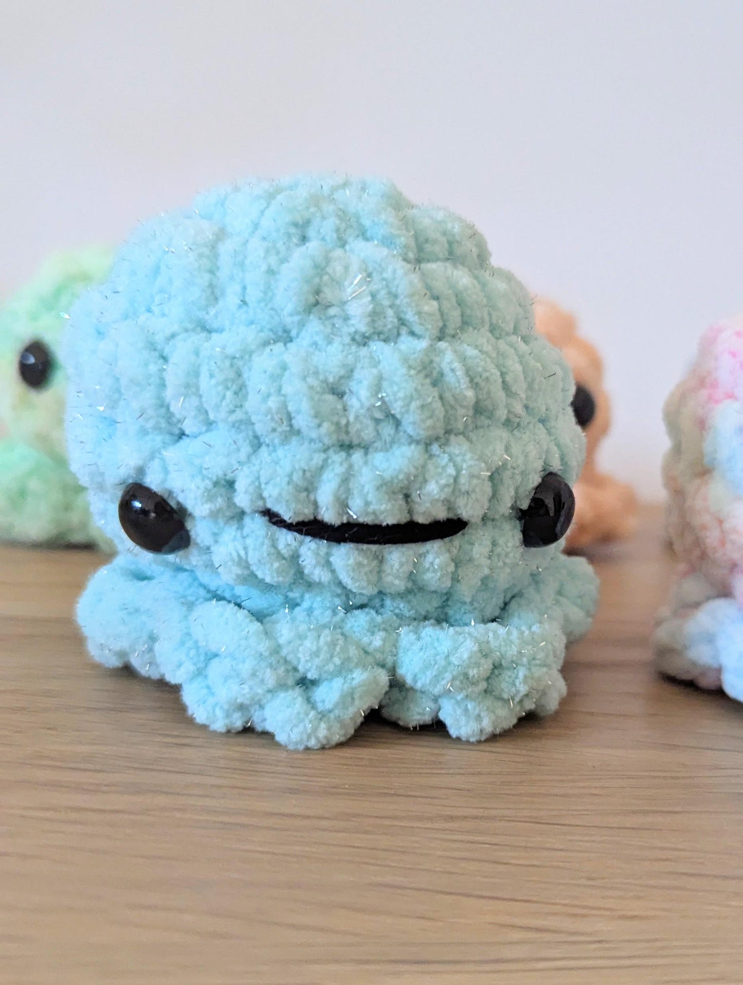 Peluche pieuvre colorée