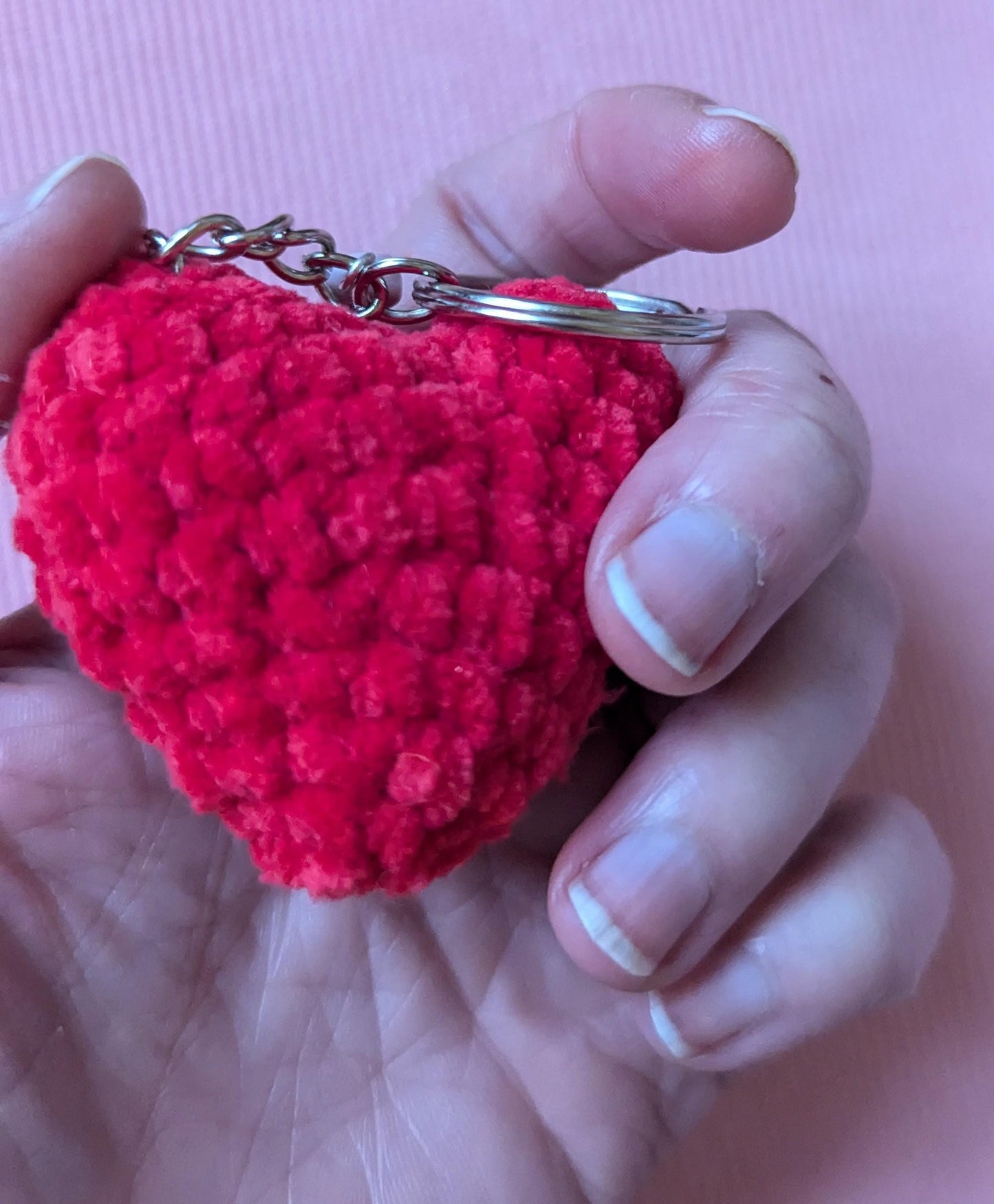 Porte clé coeur avec initiale