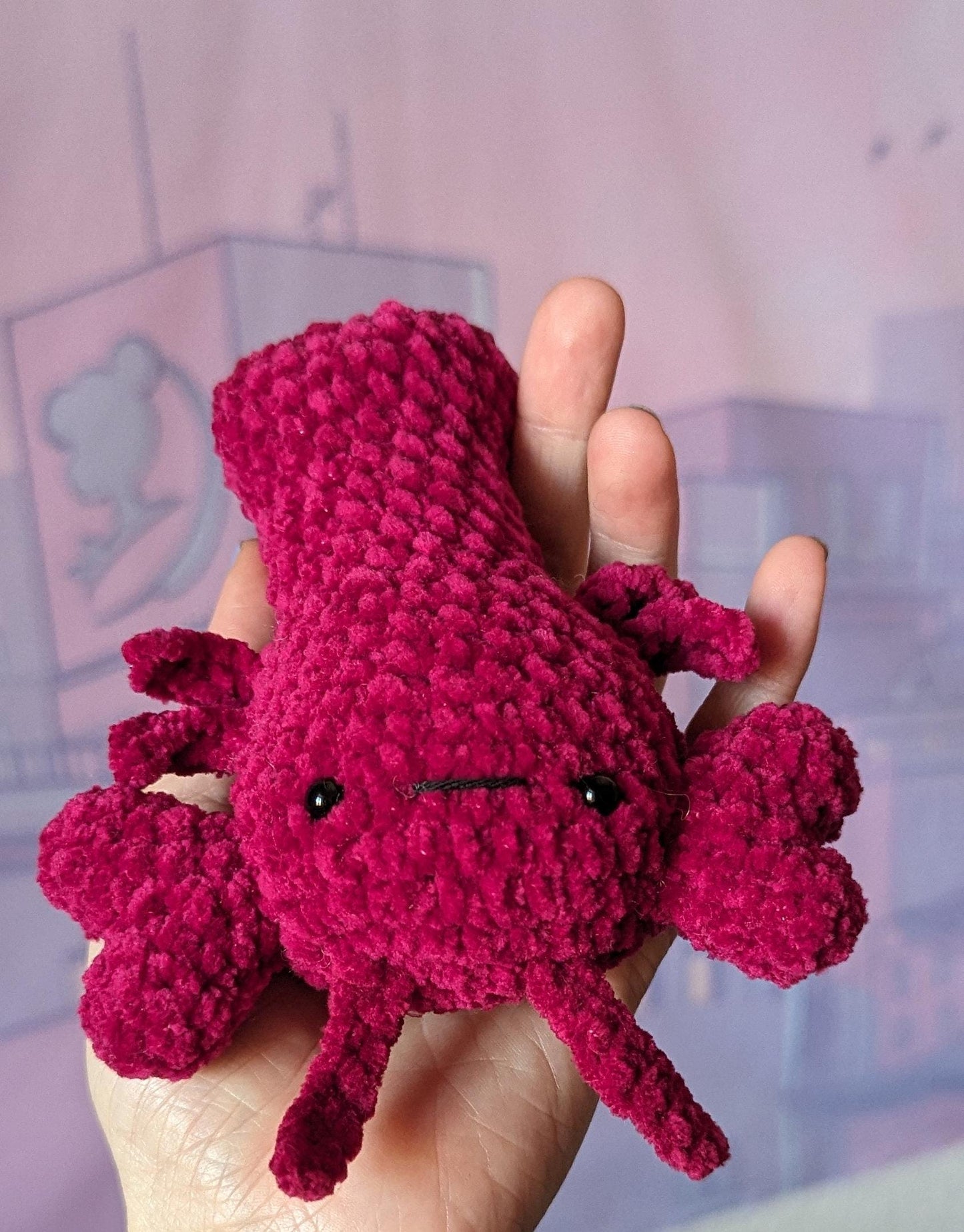 peluche anti stress homard
