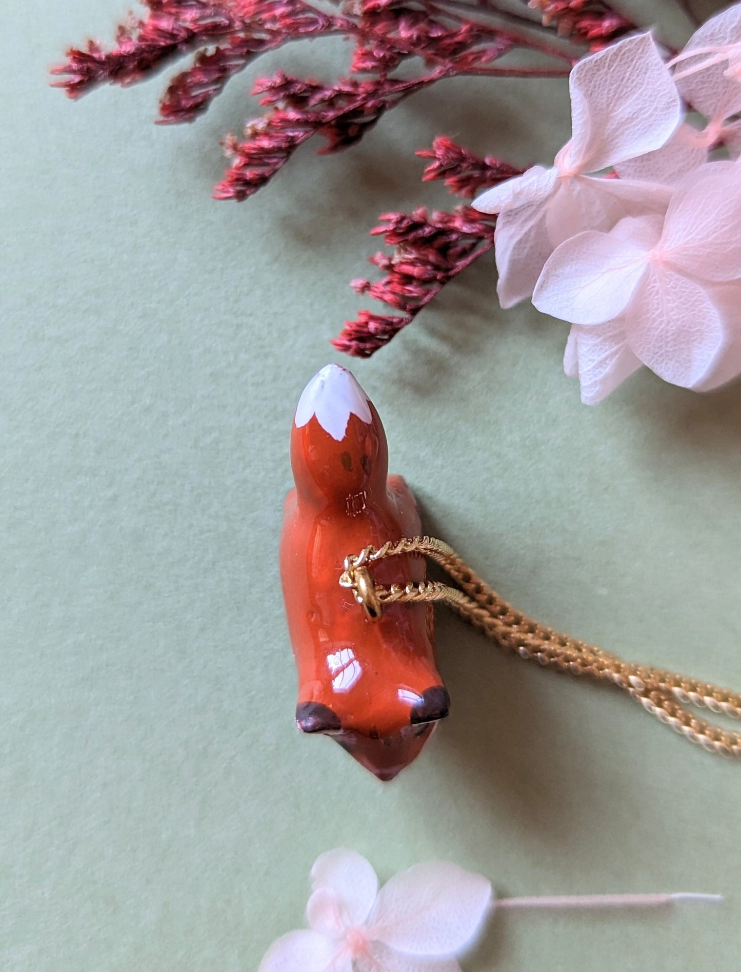 Collier orné d'une petit renard