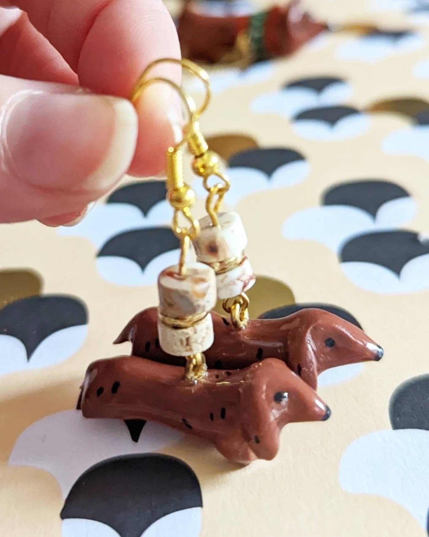Boucle d'oreille tecke