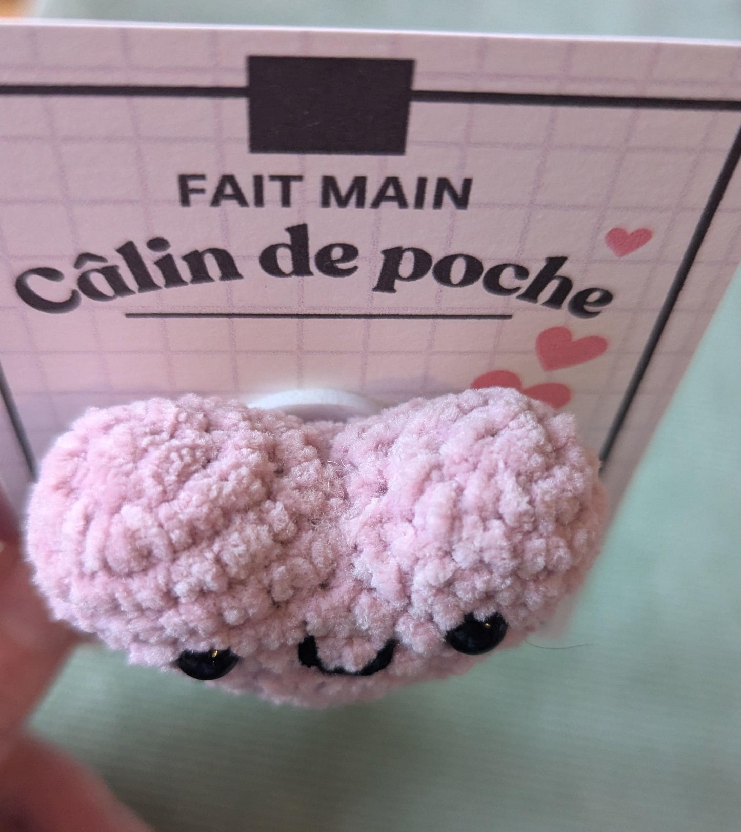 câlin de poche laine chenille (précommande)