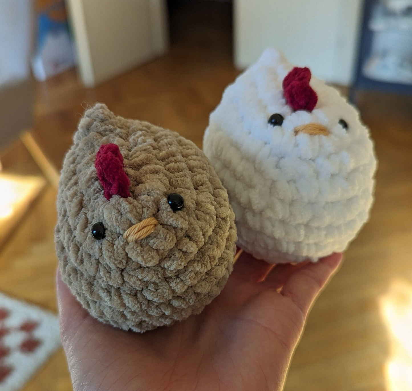 Maxi peluche poule