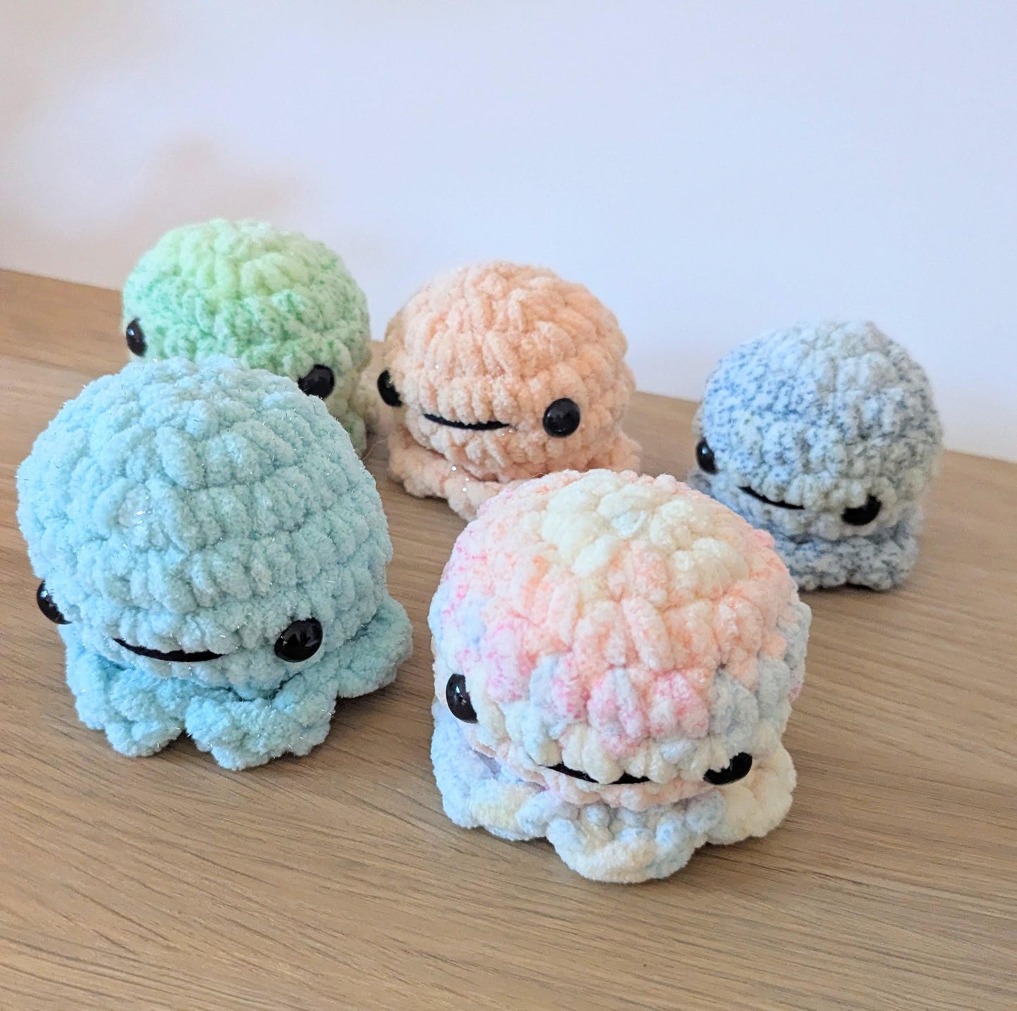 Peluche pieuvre colorée