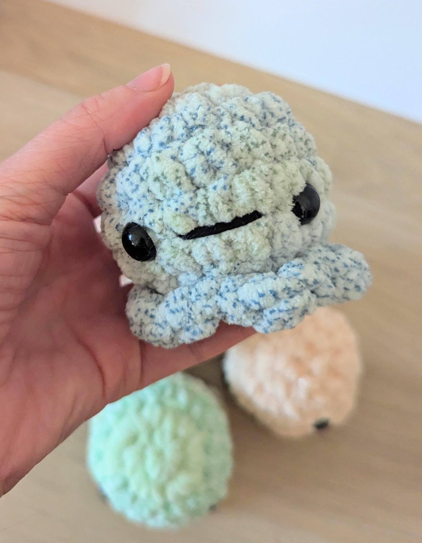 Peluche pieuvre colorée