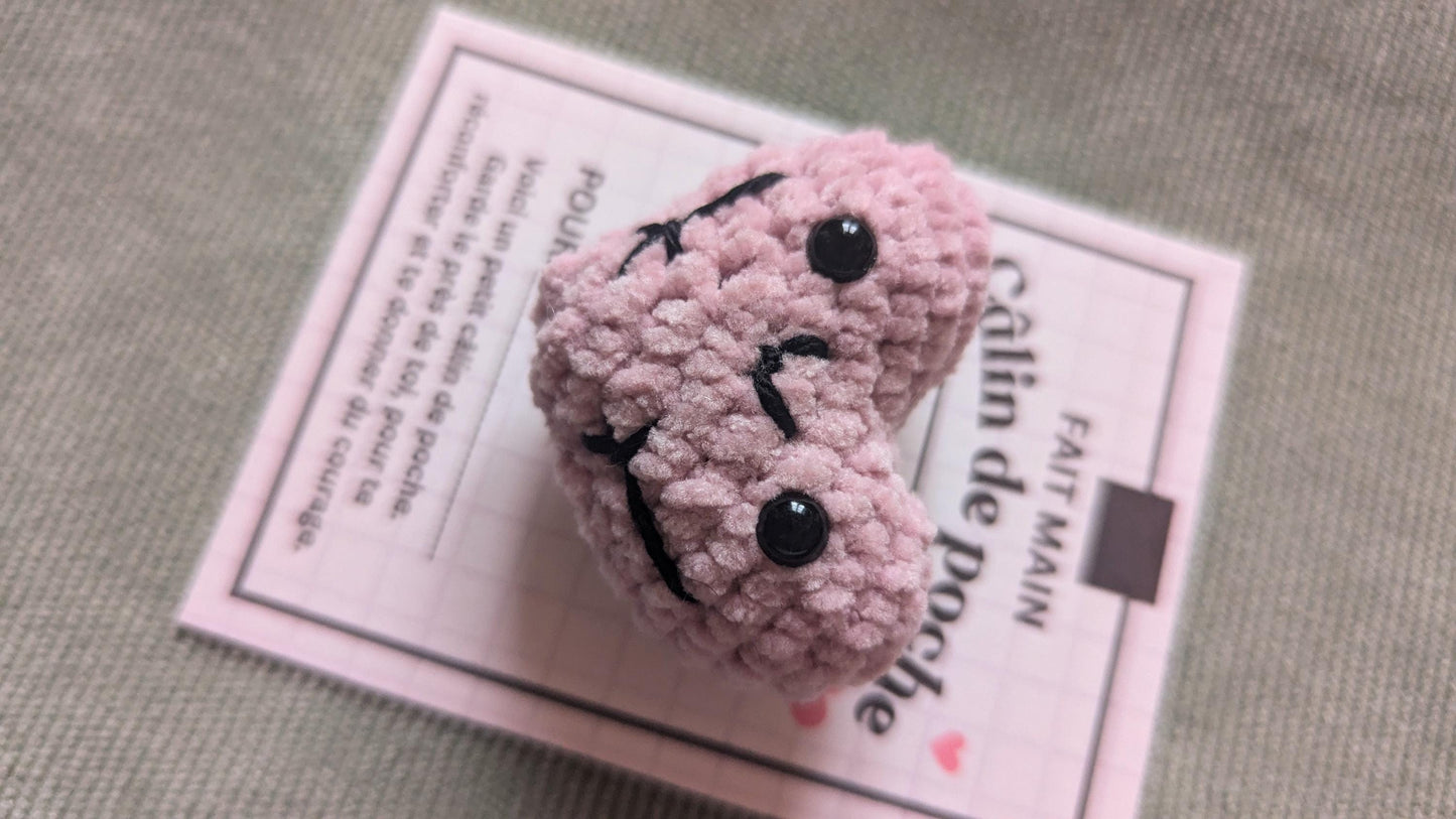 câlin de poche laine chenille (précommande)