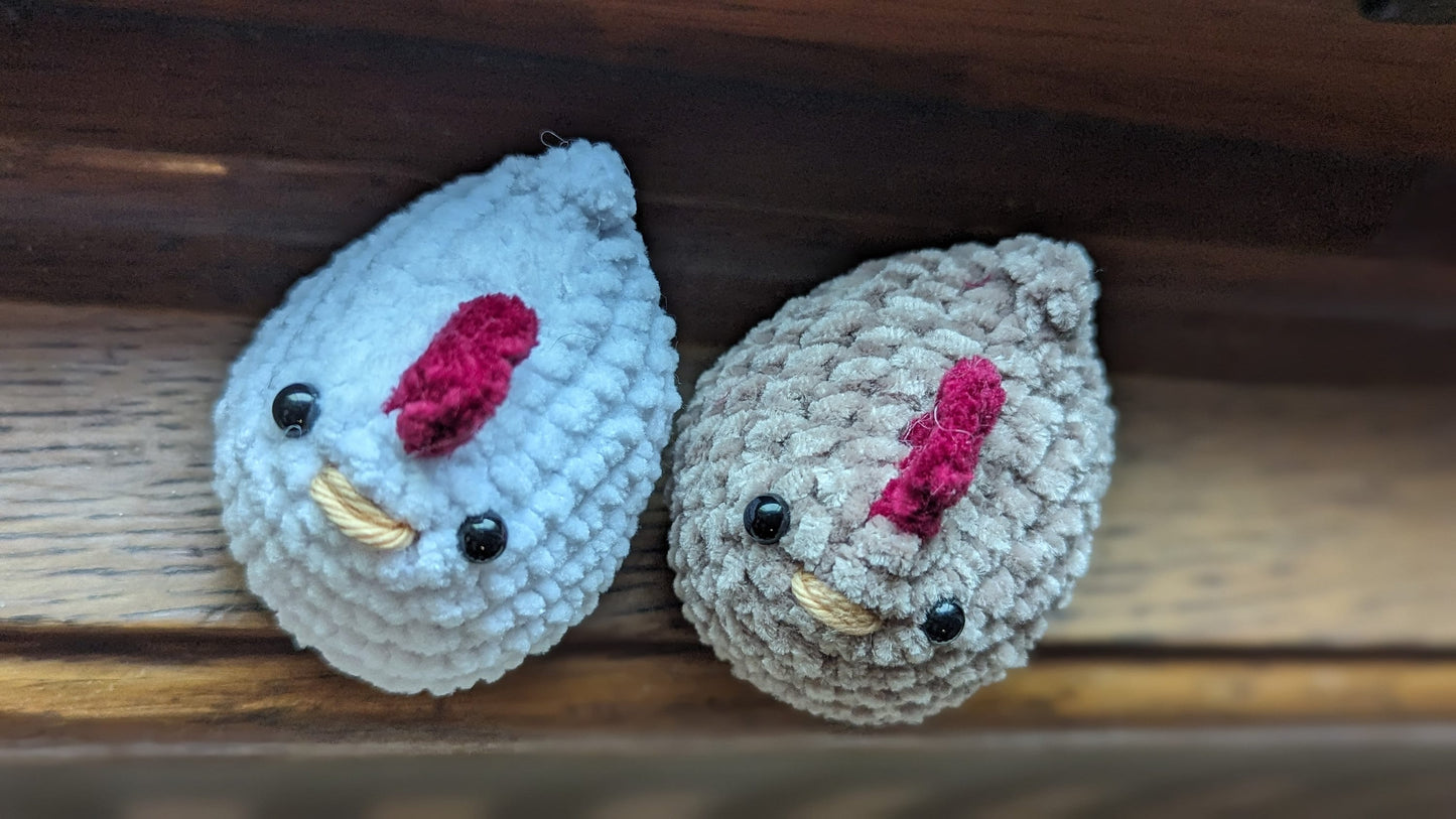mini peluche poule en croche