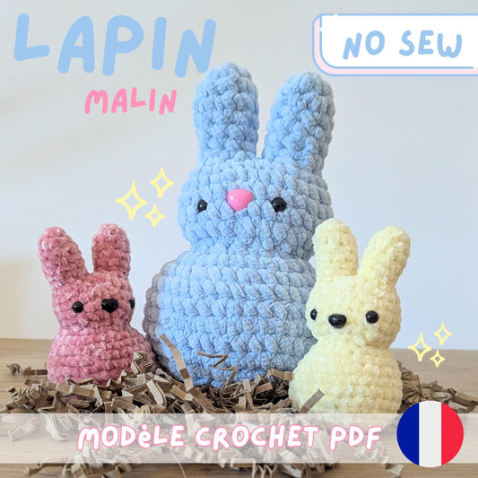 Modèle de Crochet facile lapin sans coutures (FR)