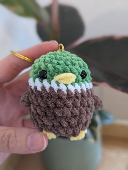porte clé canard col vert