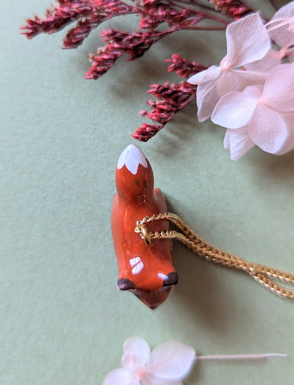 Collier orné d'une petit renard