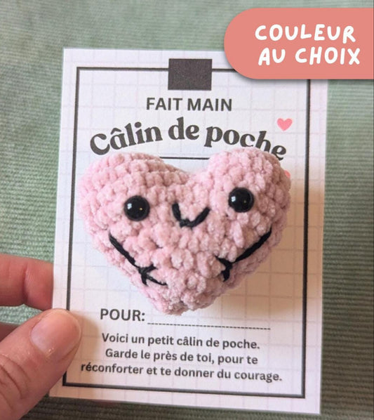 câlin de poche laine chenille (précommande)