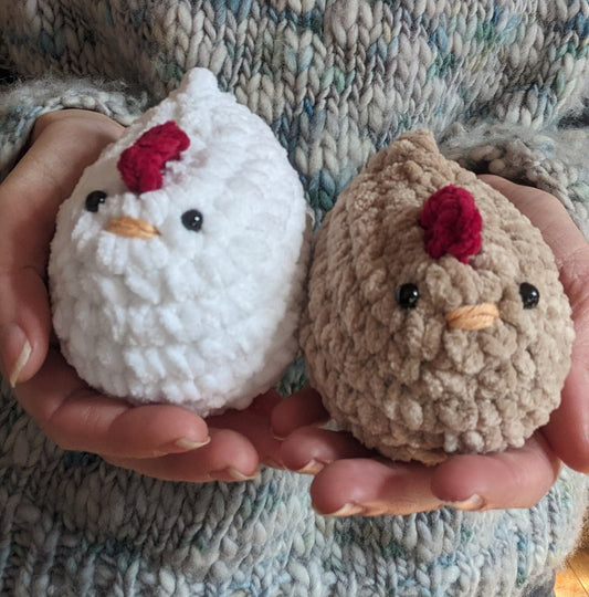 Maxi peluche poule