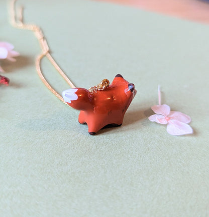 Collier orné d'une petit renard