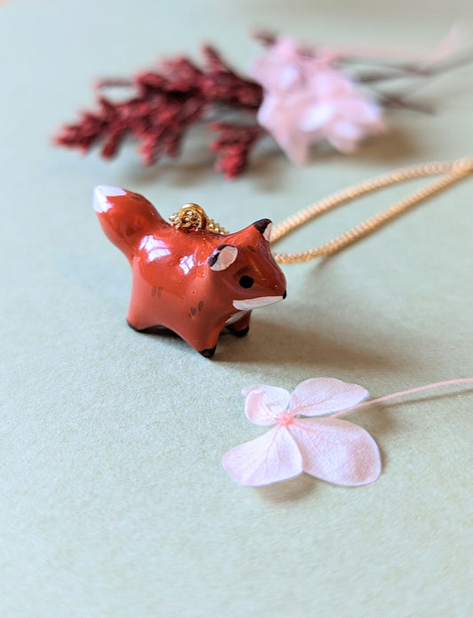 Collier orné d'une petit renard