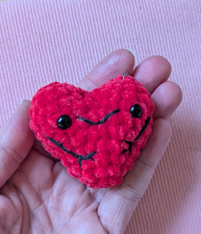 Porte clé coeur avec initiale