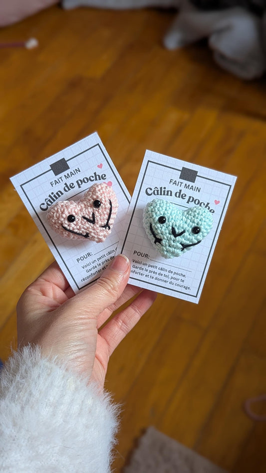 calin de poche en coton prêt à envoyer