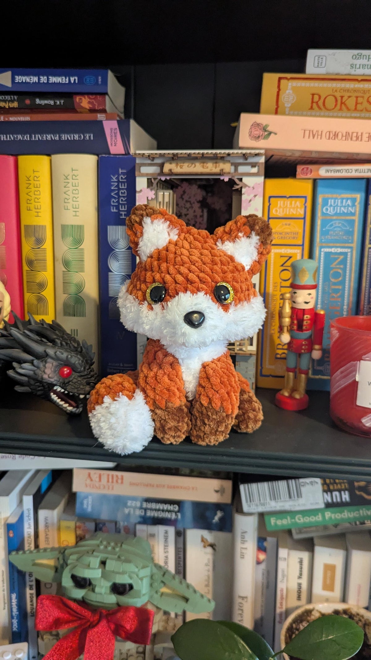 Peluche Renard en crochet, fait main en laine toute douce PRÉCOMMANDE 3 semaines de délai